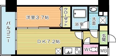 ルネッサンス２１小倉東（分譲賃貸） 間取り