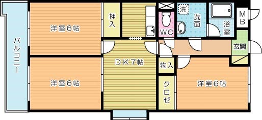 サンロイヤル幸 間取り図