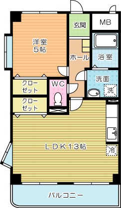 クレアーレ加用 間取り図