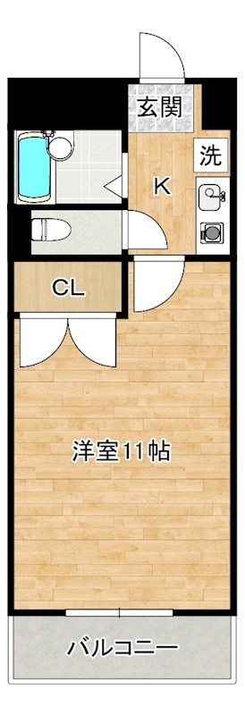 ザバリーズスクエア 303号室 間取り