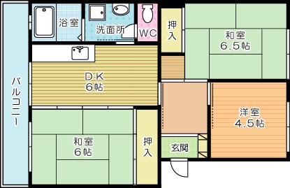 森田第三マンション 間取り図