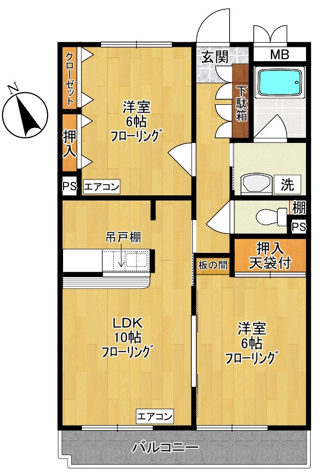 ルブニール稲田堤 間取り図