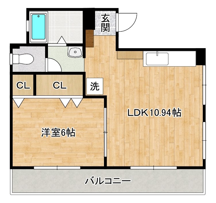 メゾン本田 201号室 間取り