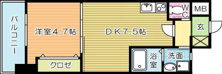 ＢａｙＳｉｄｅＡｓａｎｏ（ベイサイド浅野） 306号室 間取り