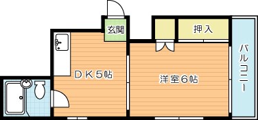 服部ビル 302号室 間取り