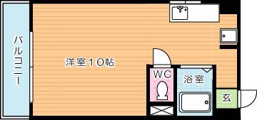 アーバンハイツ増居 601号室 間取り
