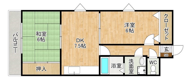 アンジェロポストⅤ  間取り図