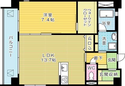ノースステイツ西小倉  903号室 間取り