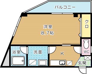 矢島ビル 505号室 間取り