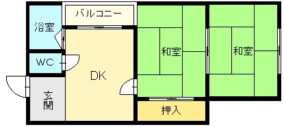 末広マンション 間取り図