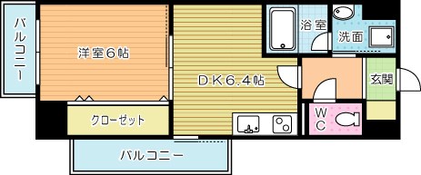 コンフォートスクエア安部山 306号室 間取り