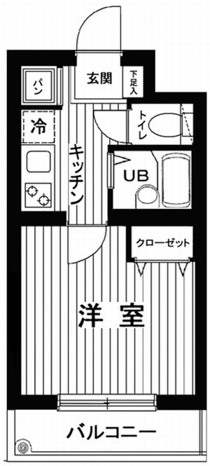 ジュエル雪谷大塚 0207号室 間取り