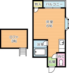 プライマリー城野 間取り図