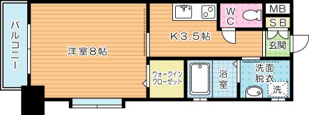 ｍａｉｓｏｎ　ｄｅ　ｐｒｅｃｉｅｕｓｅ（メゾンドプレシューズ） 905号室 間取り