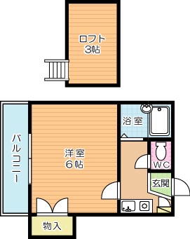 レオパレス高坊Ⅱ 103号室 間取り