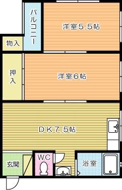 マキシム貴船 303号室 間取り