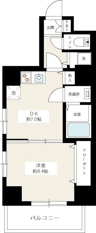 アトラス カーロ浦和常盤弐番館 0905号室 間取り