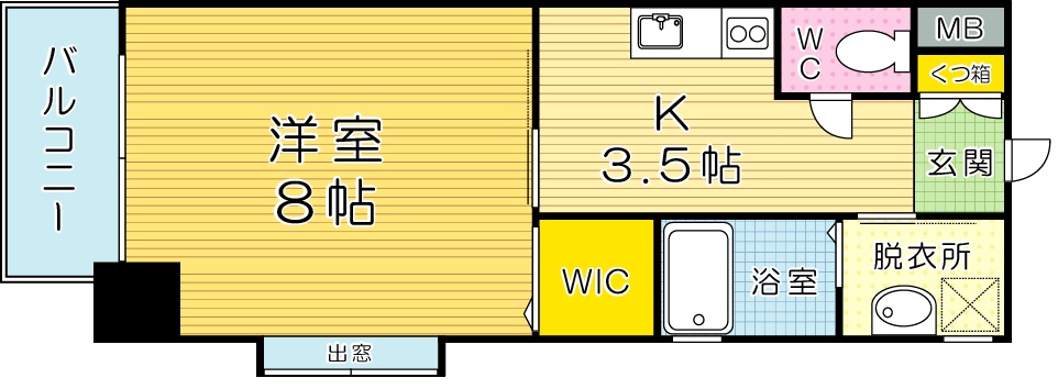 メゾン・ド・プレシューズ 905号室 間取り