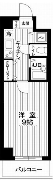 ジュエル等々力 0502号室 間取り
