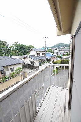 嵐山ハイツ ベランダ