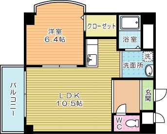 ＣｏＣｏメゾン （ココメゾン） 1001号室 間取り