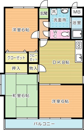 小文字幹線ビル 401号室 間取り