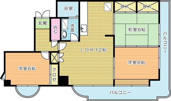アーバンライフＳＯＭＡ 504号室 間取り