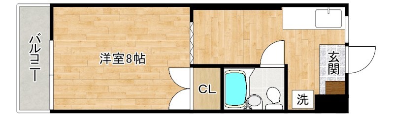 クライムハイツ寿山   302号室 間取り