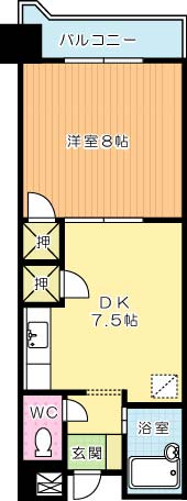 第３泰平ビル 1104号室 間取り