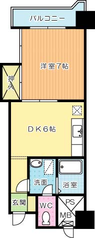 第３泰平ビル 1103号室 間取り