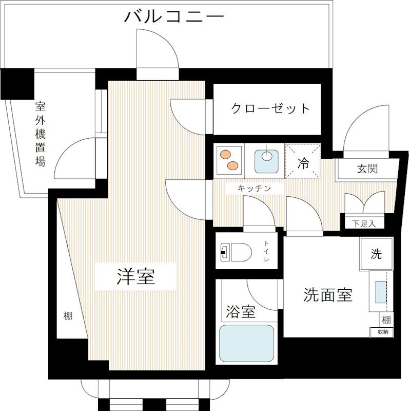 ジュエル荻窪 0701号室 間取り