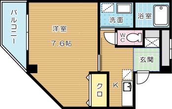 矢島ビル 501号室 間取り