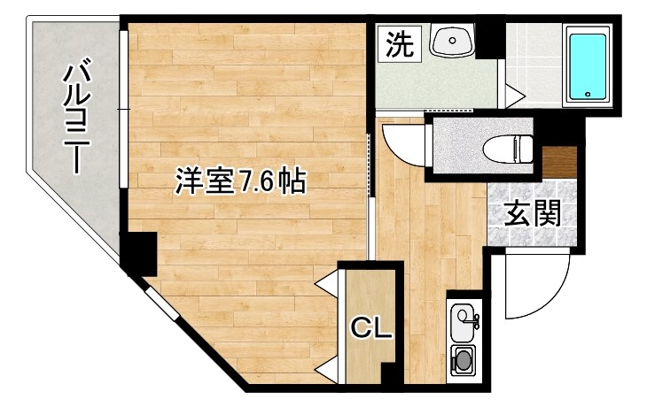 矢島ビル 501号室 間取り