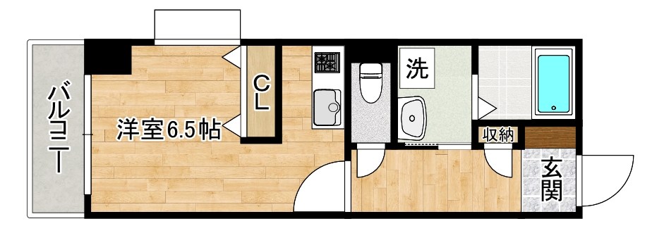 クルーズ・グラン・セレスト 610号室 間取り