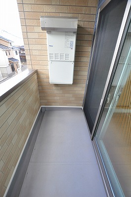 ラインハイム足立山Ｂ ベランダ