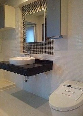 豊島区目白5丁目楽器可分譲マンション 洗面所