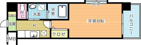 さくら館 501号室 間取り