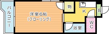 メイプル神岳 207号室 間取り