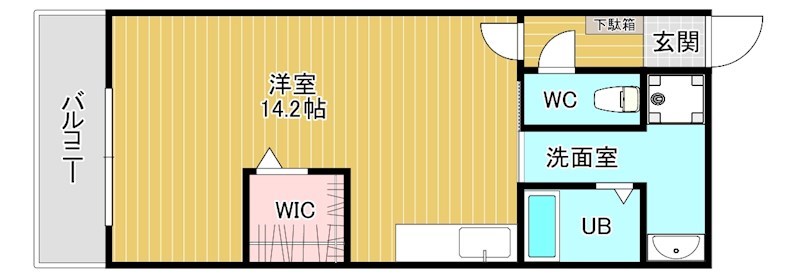 ＷＩＮＧＳ片野Ⅰ（ウィングス片野Ⅰ） 間取り図