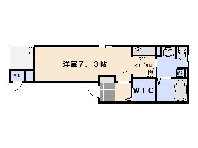 エン 201号室 間取り