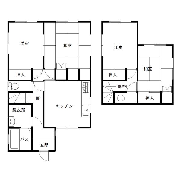 平澤貸家 間取り