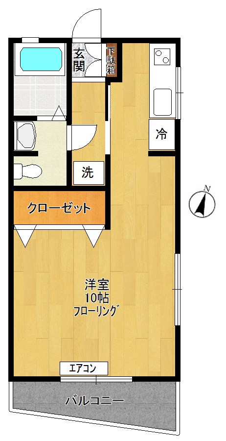 ステラ寺尾台 201号室 間取り