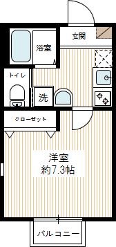 キャメル草加住吉A 0201号室 間取り