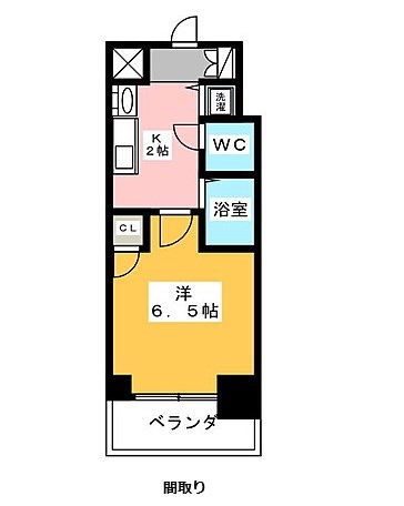 愛知県名古屋市瑞穂区瑞穂通４丁目 間取り