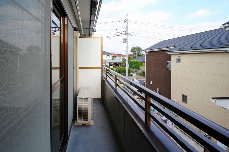 茶喜夢館 ベランダ