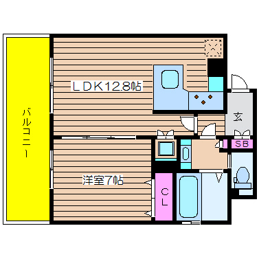 リーガル岡崎橋 間取り