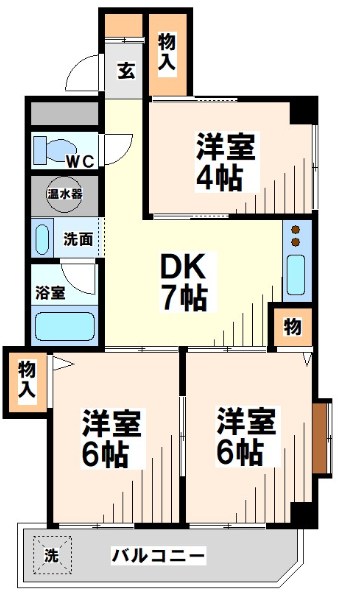 ハイツ北烏山  間取り