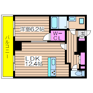 フォレステージュ北堀江 間取り