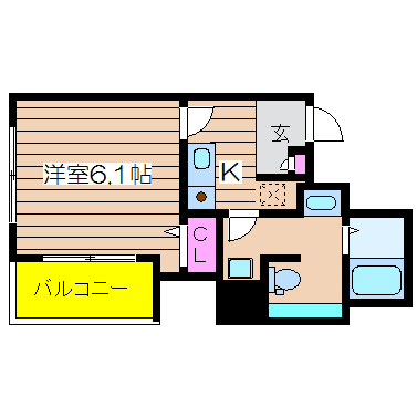 フォレステージュ北堀江 間取り