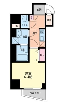 フォレステージュ北堀江 間取り